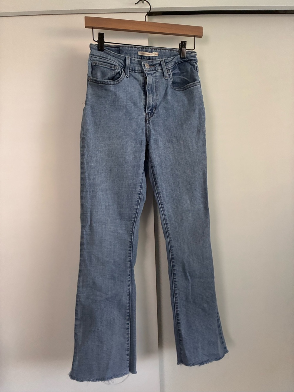 Levi's Light Blue High-Rise Bootcut Jeans
